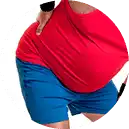 Übergewicht und sitzende Lebensweise als Gelenkbelastung